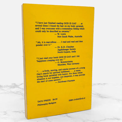 God Is Gay: An Evolutionary Spiritual Work by Ezekiel Wright & Daniel Inesse [SECOND EDITION PAPERBACK] 1981 • Tayu Press 