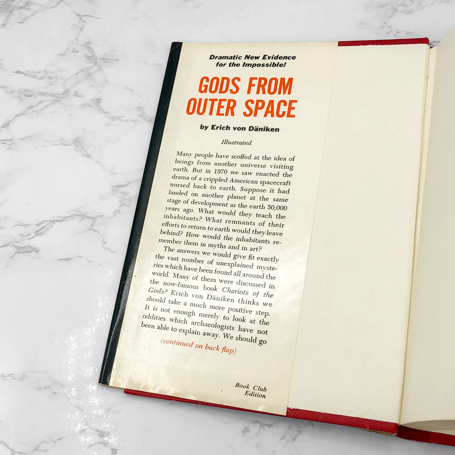 Gods From Outer Space by Erich von Däniken [1970 HARDCOVER] G.P. Putnam's Sons