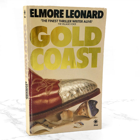 Gold Coast by Elmore Leonard [FIRST U.K. PAPERBACK PRINTING] 1983 • Star Books