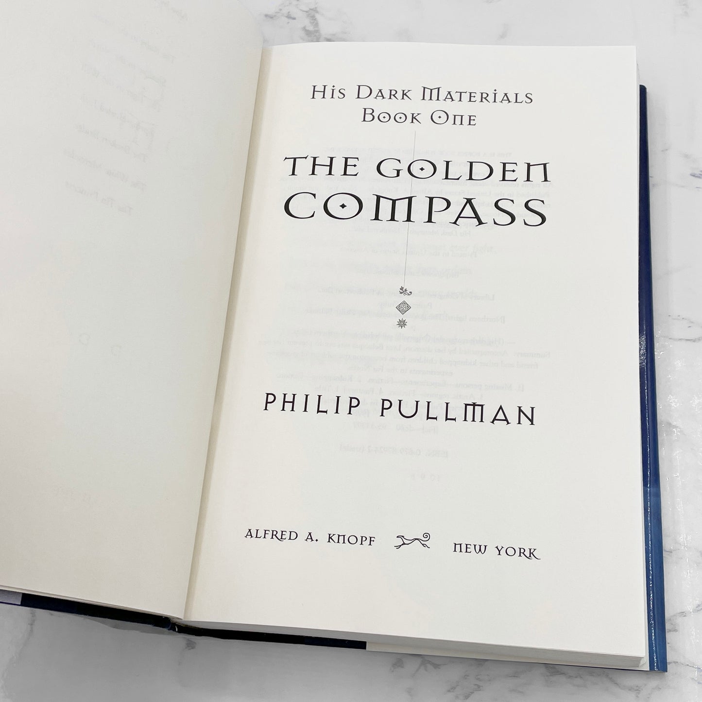 The Golden Compass by Philip Pullman [U.S. FIRST EDITION] 1996 • Knopf • His Dark Materials #1