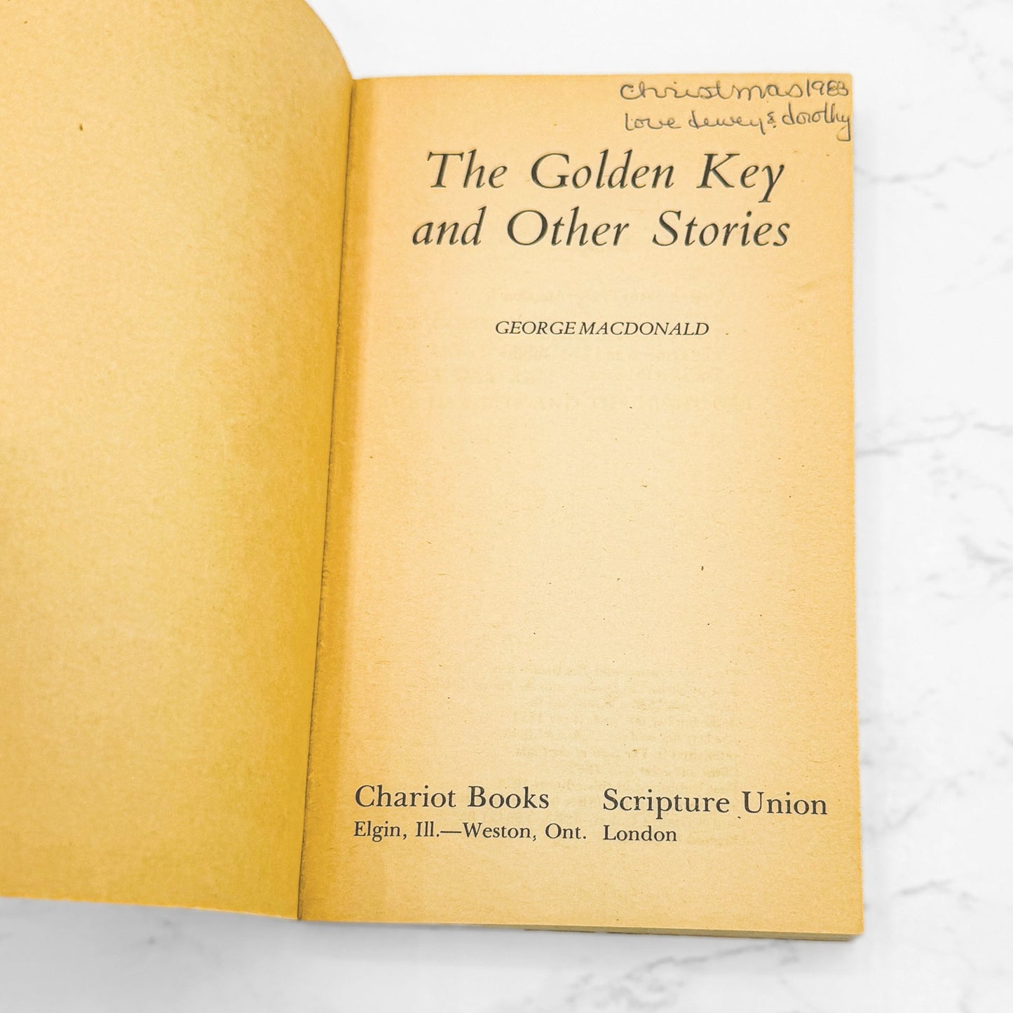 The Golden Key and Other Stories by George MacDonald [1978 PAPERBACK] • Chariot Books