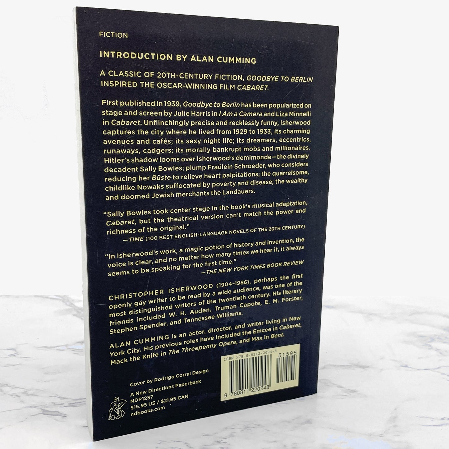Goodbye to Berlin by Christopher Isherwood w. Alan Cumming Intro [TRADE PAPERBACK RE-ISSUE] 2012 • New Directions