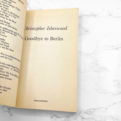 Goodbye to Berlin by Christopher Isherwood [U.K. PAPERBACK] 1977 • Triad Panther • Cabaret