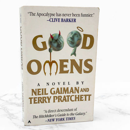 Good Omens by Neil Gaiman & Terry Pratchett [1996 PAPERBACK] • Ace