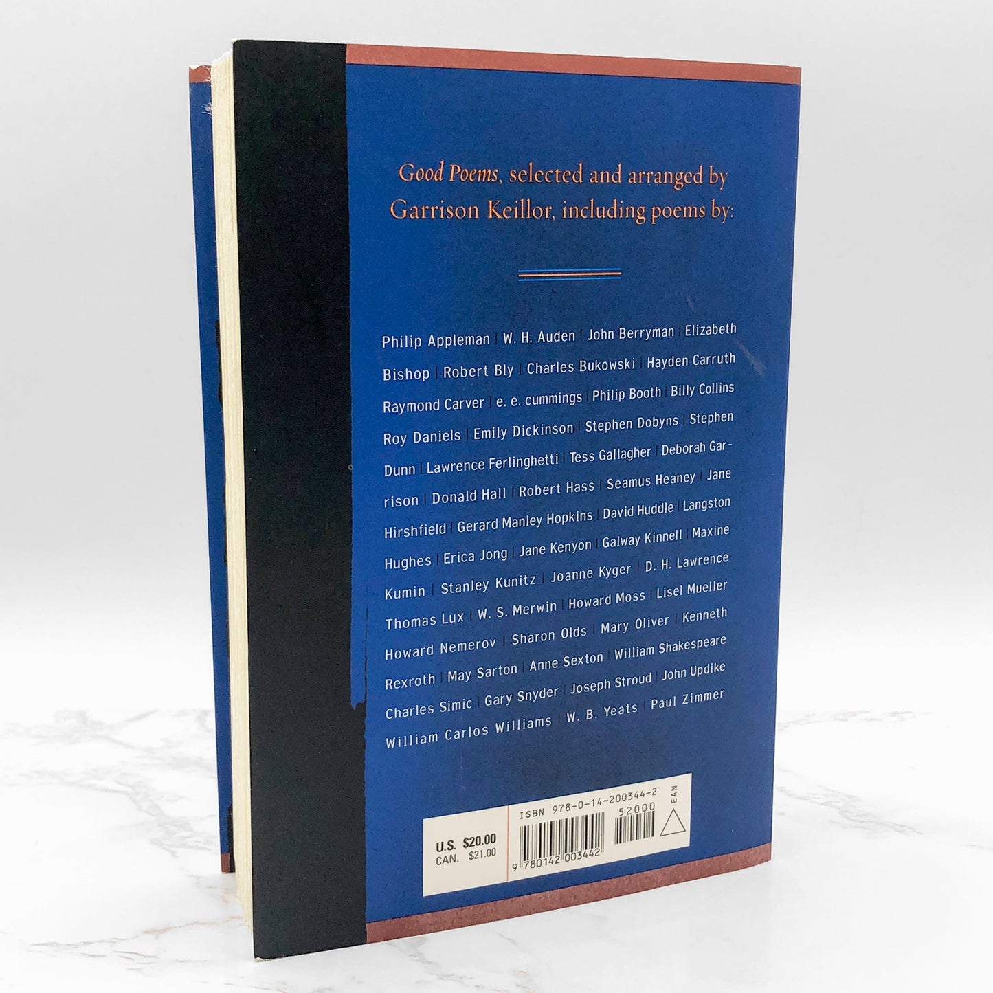 Good Poems selected & introduced by Garrison Keillor [DELUXE TRADE PAPERBACK] 2002