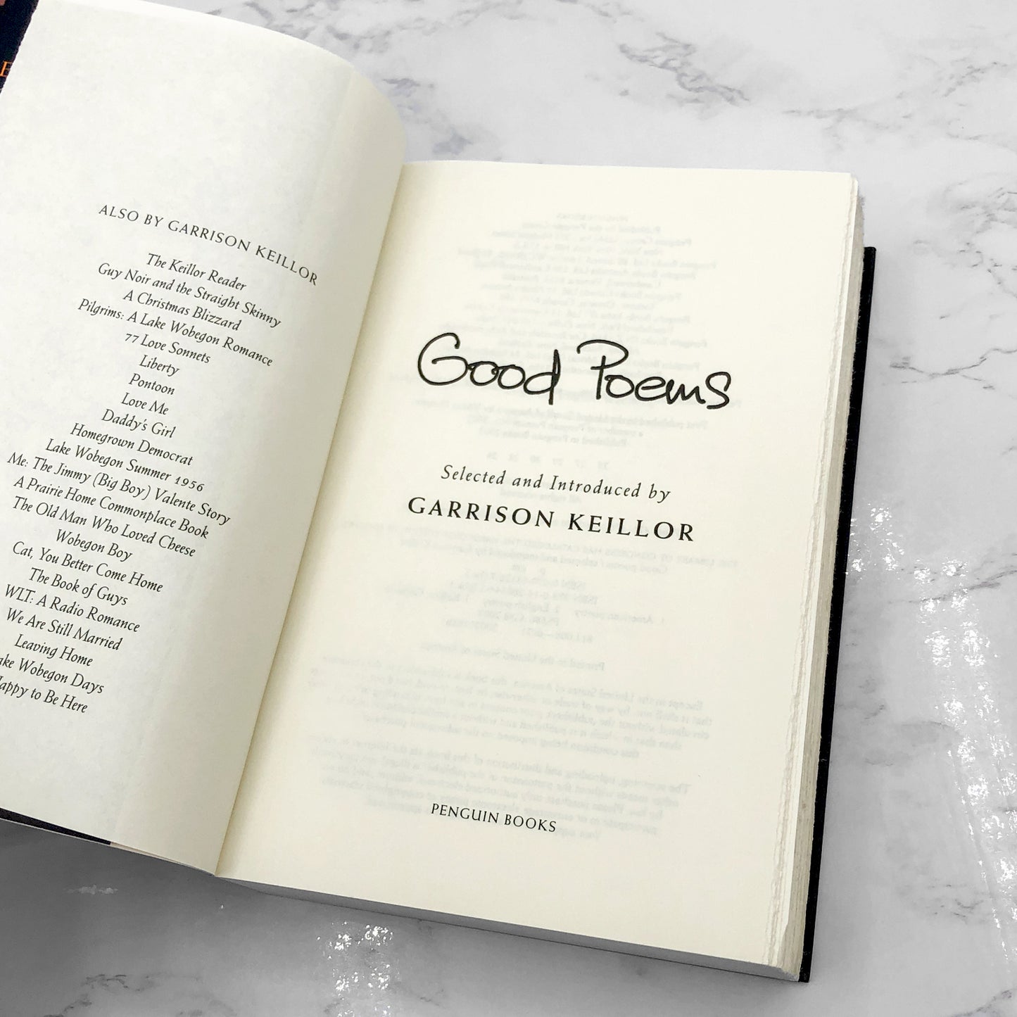 Good Poems selected & introduced by Garrison Keillor [DELUXE TRADE PAPERBACK] 2002