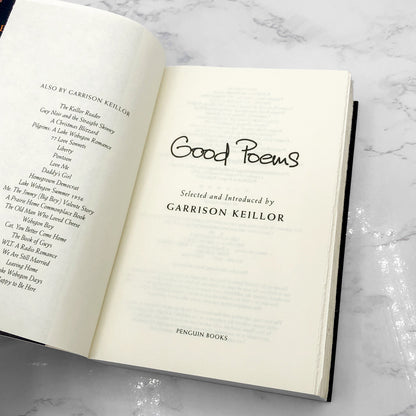 Good Poems selected & introduced by Garrison Keillor [DELUXE TRADE PAPERBACK] 2002