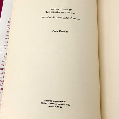 The Good Shepard by Gunnar Gunnarson [FIRST EDITION • FIRST PRINTING] 1940 • Bobbs-Merrill