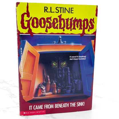 It Came from Beneath the Sink! by R.L. Stine [FIRST EDITION PAPERBACK] 1995 • Goosebumps #30