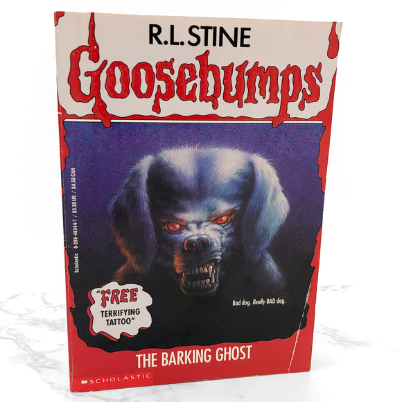 The Barking Ghost by R.L. Stine [FIRST EDITION / PRINTING] 1995 • Goosebumps #32