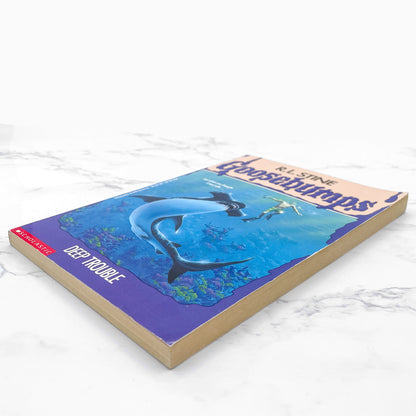 Deep Trouble by R.L. Stine [FIRST EDITION PAPERBACK] 1994 • Goosebumps #19