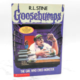 The Girl Who Cried Monster by R.L. Stine [1993 FIRST PRINTING] Goosebumps #8