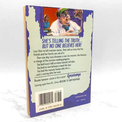 The Girl Who Cried Monster by R.L. Stine [1993 FIRST PRINTING] Goosebumps #8