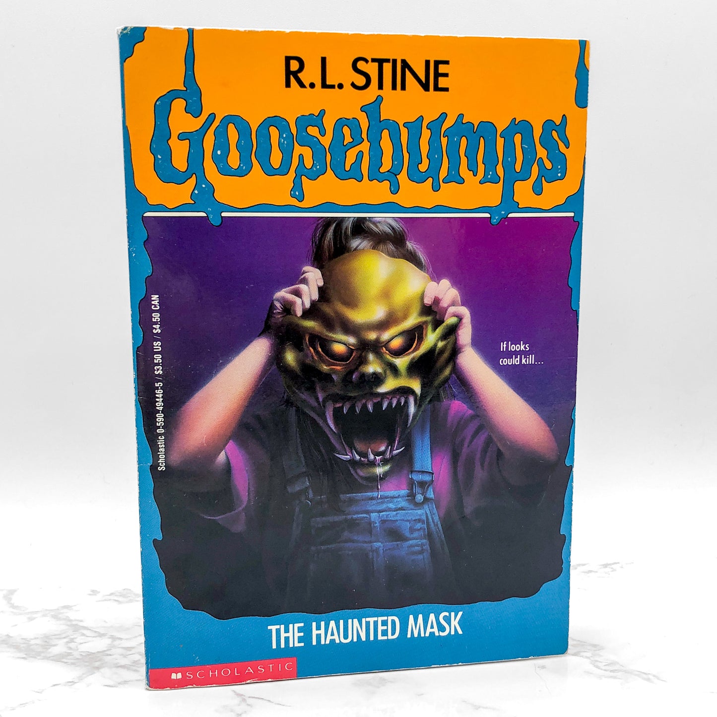 The Haunted Mask by R.L. Stine [1993 FIRST EDITION] Goosebumps #11