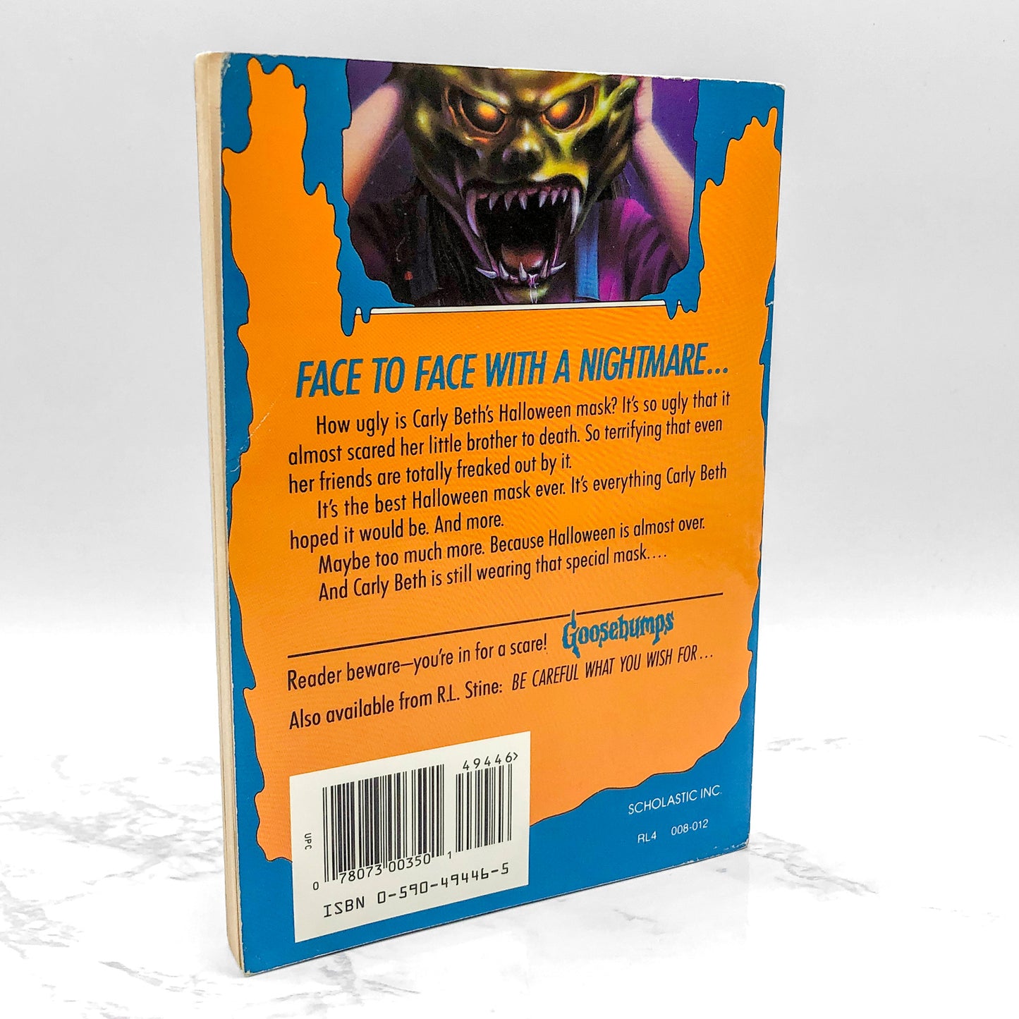 The Haunted Mask by R.L. Stine [1993 FIRST EDITION] Goosebumps #11