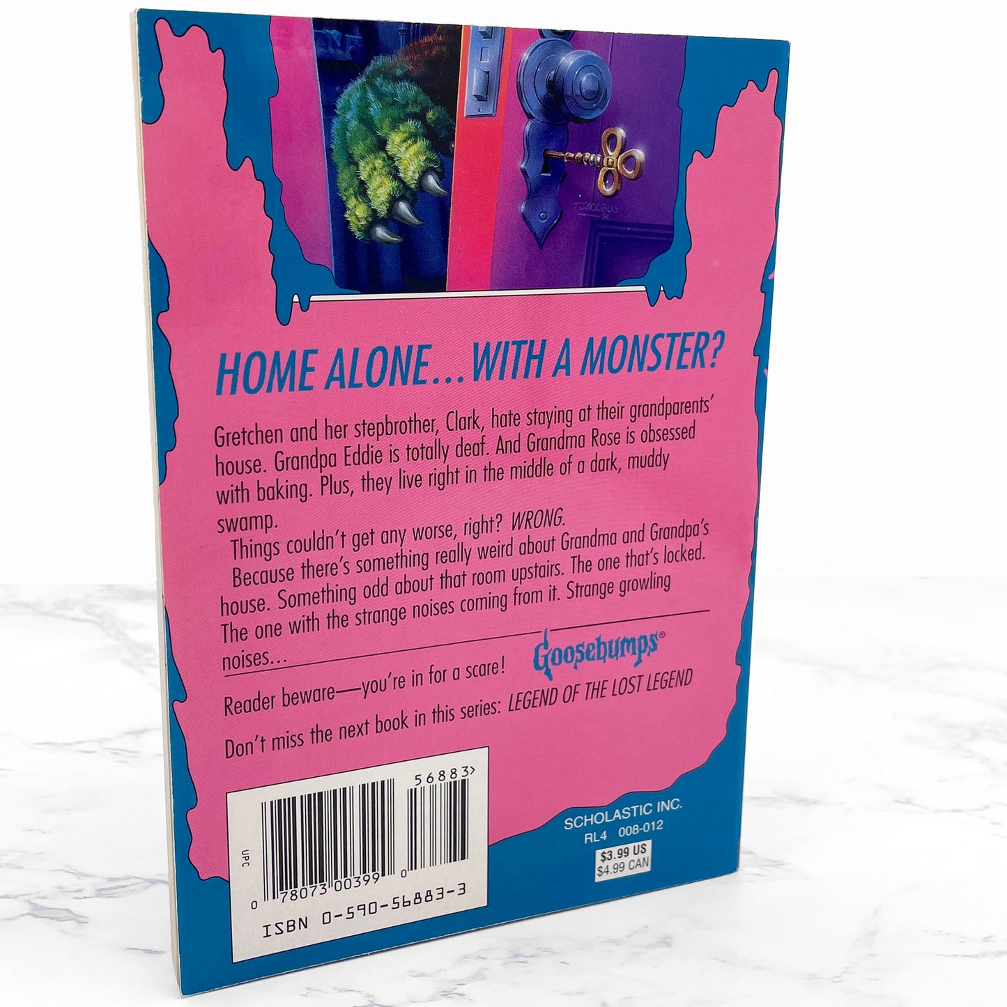 How to Kill a Monster by R.L. Stine [FIRST EDITION PAPERBACK] 1996 • Goosebumps #46 • Mint!