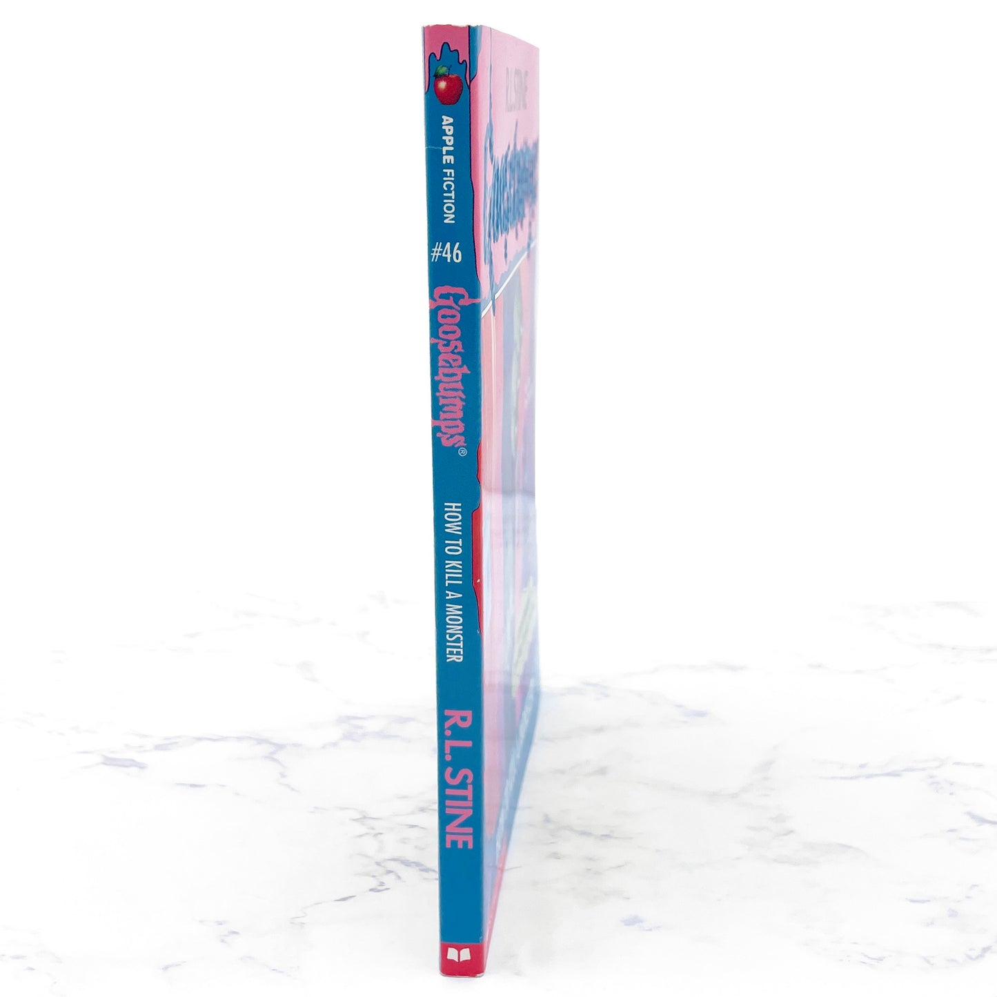 How to Kill a Monster by R.L. Stine [FIRST EDITION PAPERBACK] 1996 • Goosebumps #46 • Mint!