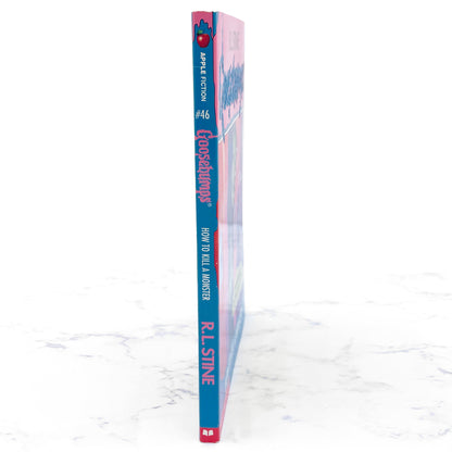 How to Kill a Monster by R.L. Stine [FIRST EDITION PAPERBACK] 1996 • Goosebumps #46 • Mint!