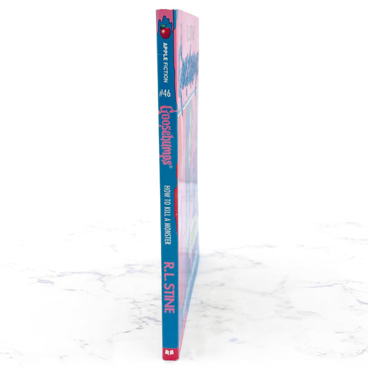 How to Kill a Monster by R.L. Stine [FIRST EDITION PAPERBACK] 1996 • Goosebumps #46 • Mint!