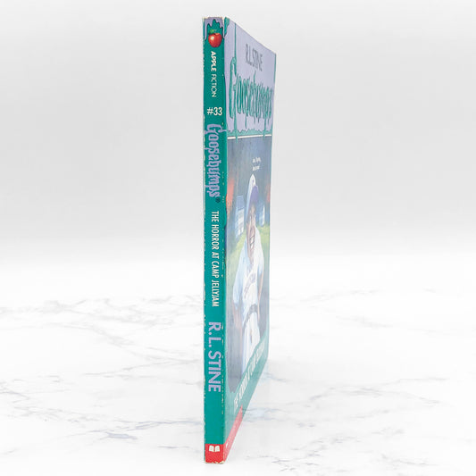 The Horror at Camp Jellyjam by R.L. Stine • Goosebumps #33 [FIRST EDITION PAPERBACK] 1995