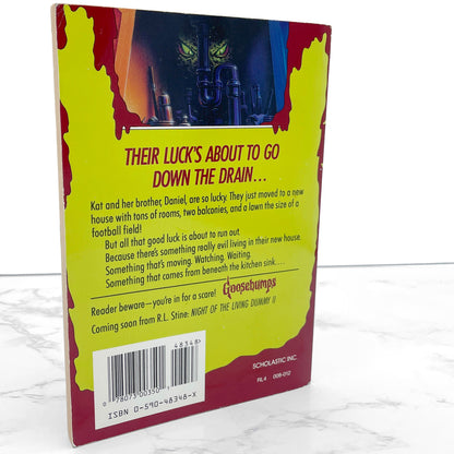 It Came from Beneath the Sink! by R.L. Stine [FIRST EDITION PAPERBACK] 1995 • Goosebumps #30