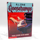 Piano Lessons Can Be Murder by R.L. Stine [1993 FIRST EDITION] Goosebumps #13