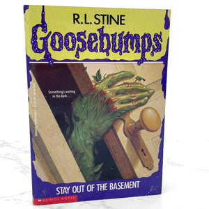 Stay Out of the Basement by R.L. Stine [FIRST EDITION PAPERBACK] 1992 • Goosebumps #2