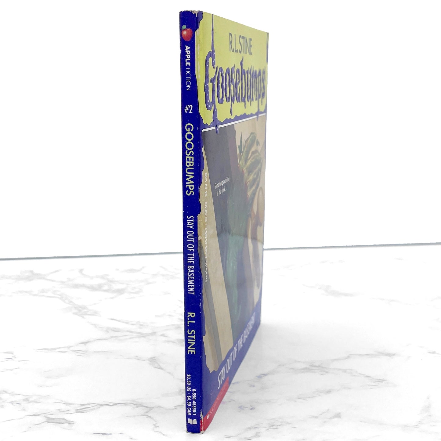 Stay Out of the Basement by R.L. Stine [FIRST EDITION PAPERBACK] 1992 • Goosebumps #2