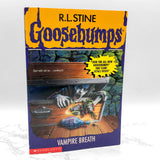 Vampire Breath by R.L. Stine [FIRST EDITION PAPERBACK] • 1996 • Goosebumps #49