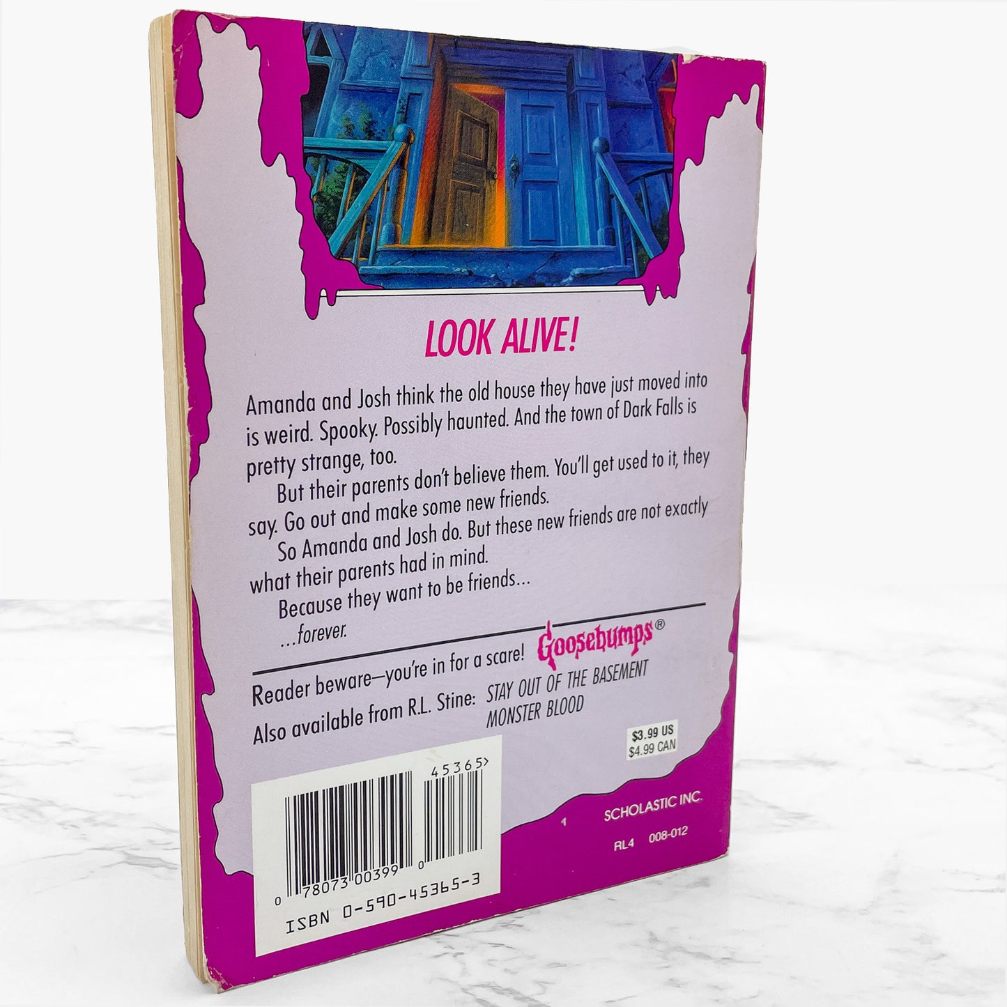 Welcome to Dead House (Goosebumps #1) by R.L. Stine [FIRST EDITION PAPERBACK] 1992