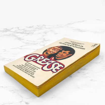 Grease: A Novelization by Ron De Christoforo [FIRST PAPERBACK PRINTING] 1978 • Pocket Books