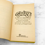 Grease: A Novelization by Ron De Christoforo [FIRST PAPERBACK PRINTING] 1978 • Pocket Books