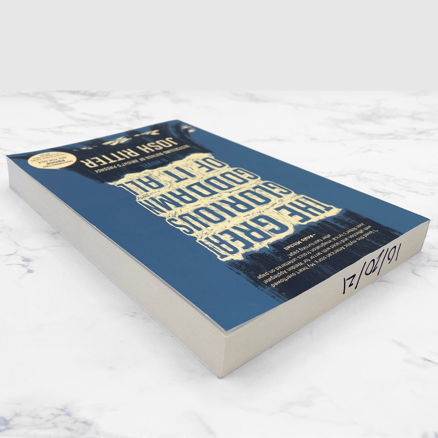 The Great Glorious Goddamn of It All by Josh Ritter [UNCORRECTED PROOF] 2021 • Hanover Square Press