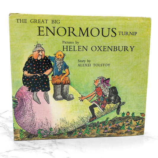 The Great Big Enormous Turnip by Aleksei Tolstoi w. pictures by Helen Oxenbury [FIRST EDITION] 1968 • Franklin Watts