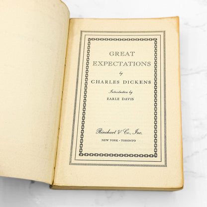 Great Expectations by Charles Dickens [TRADE PAPERBACK] 1956 • Rinehart & Co.