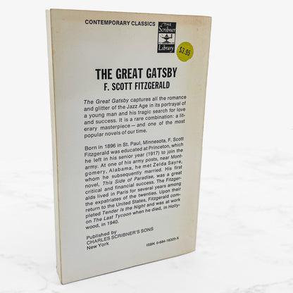The Great Gatsby by F. Scott Fitzgerald [1979 PAPERBACK] • Charles Scribner's Sons