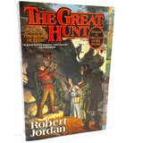 The Great Hunt by Robert Jordan [FIRST EDITION • FIRST PRINTING] 1990 • Trade Paperback • TOR • Wheel of Time #2