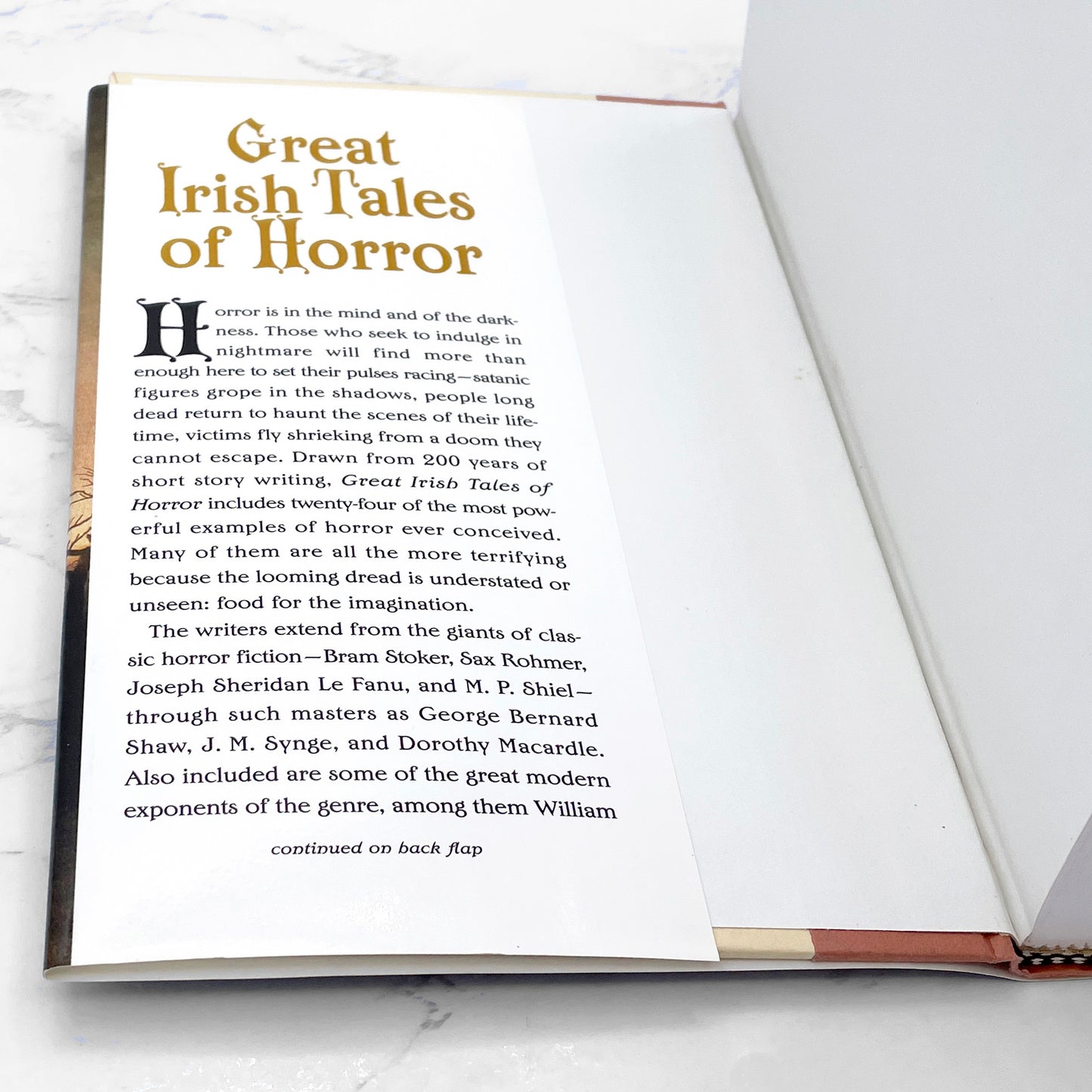 Great Irish Tales of Horror: A Treasury of Fear edited by Peter Haining [HARDCOVER RE-ISSUE] 1997 • B&N