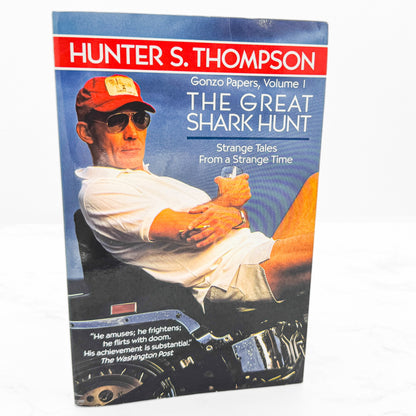 The Great Shark Hunt by Hunter S. Thompson [TRADE PAPERBACK] 1992 • Ballantine