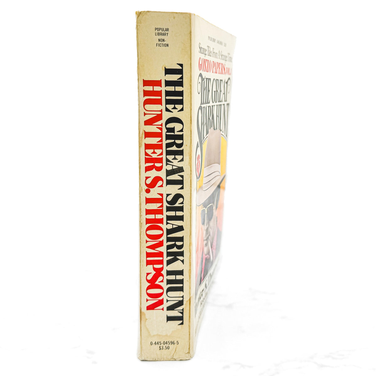 The Great Shark Hunt by Hunter S. Thompson [FIRST PAPERBACK EDITION] 1980 • Popular Library *See Condition