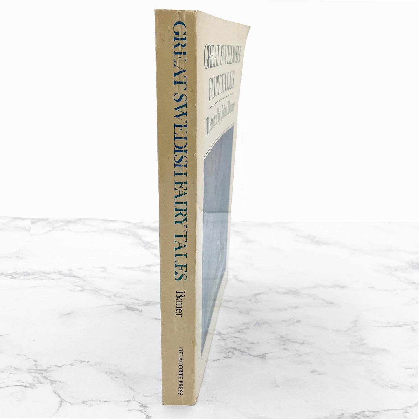 Great Swedish Fairy Tales illustrated by John Bauer [FIRST SOFTCOVER EDITION] 1978 • Delacorte