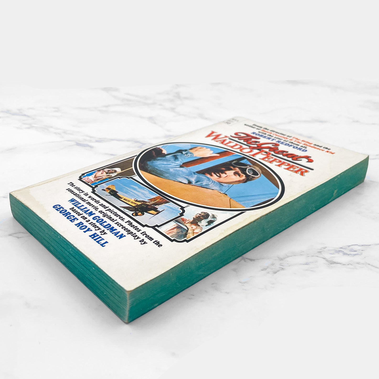 The Great Waldo Pepper: A Screenplay by William Goldman [FIRST EDITION PAPERBACK] 1975 • Dell