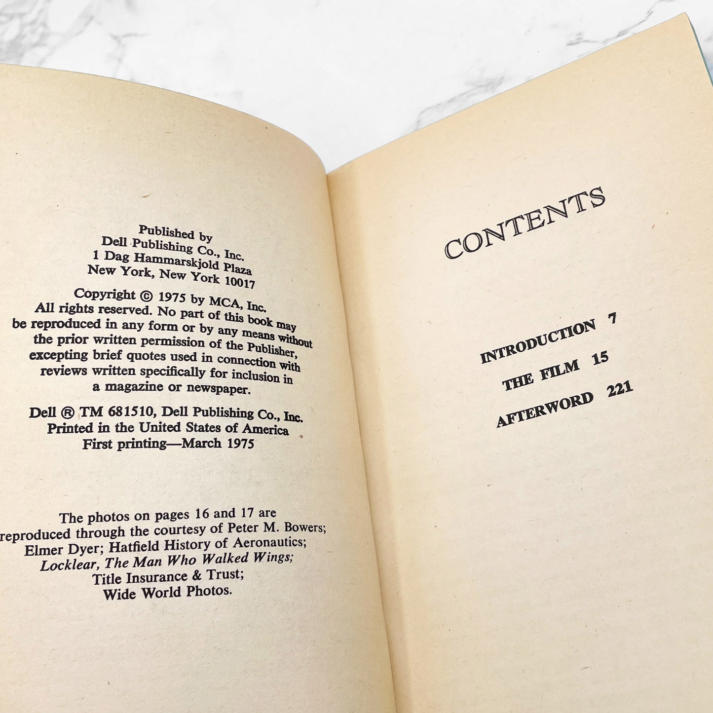 The Great Waldo Pepper: A Screenplay by William Goldman [FIRST EDITION PAPERBACK] 1975 • Dell