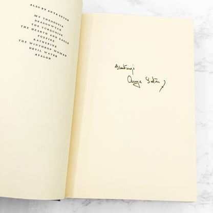 Green Darkness by Anya Seton SIGNED! [FIRST EDITION • FIRST PRINTING] 1972 • Houghton Mifflin
