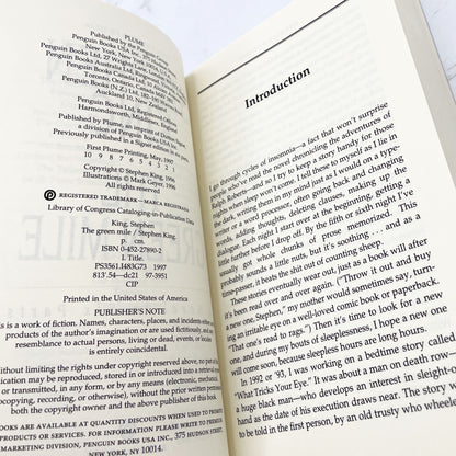 The Green Mile: The Complete Serial Novel by Stephen King [FIRST EDITION • FIRST PRINTING] 1997 • Plume