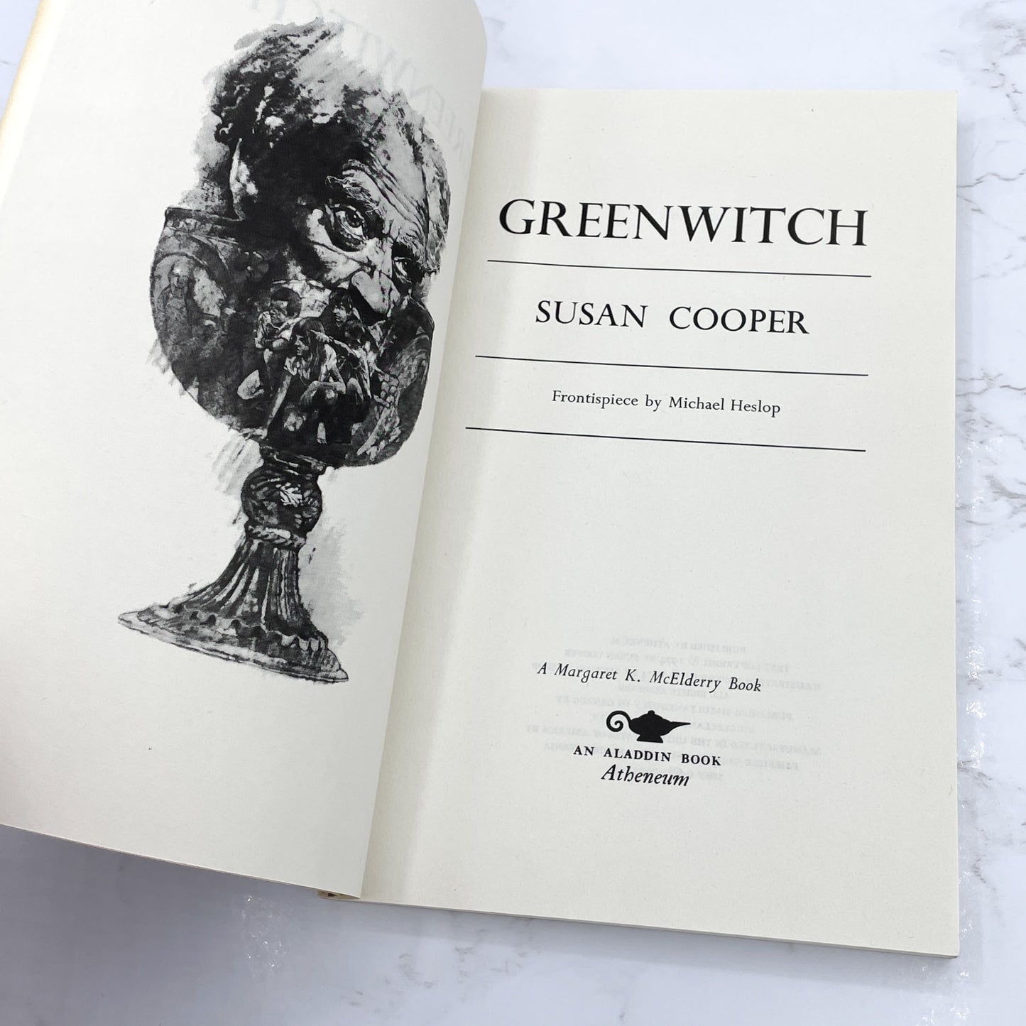 Greenwitch by Susan Cooper [FIRST U.S. PAPERBACK PRINTING] 1974 • Atheneum • The Dark is Rising #3