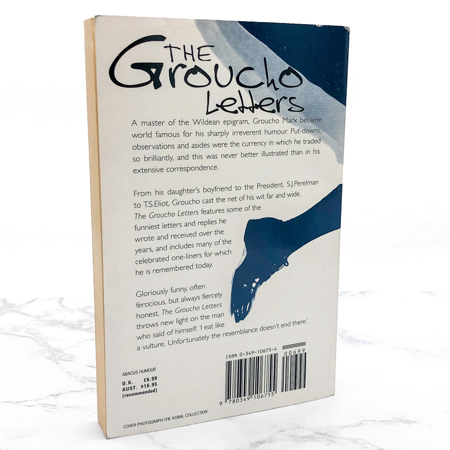 The Groucho Letters by Groucho Marx [U.K. TRADE PAPERBACK] 1995 • Abacus