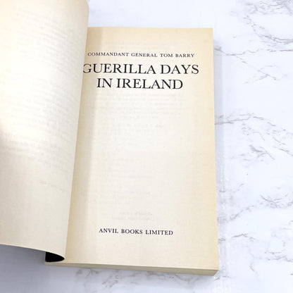 Guerilla Days in Ireland by Tom Barry [IRISH PAPERBACK] 1981 • Anvil Books Limited
