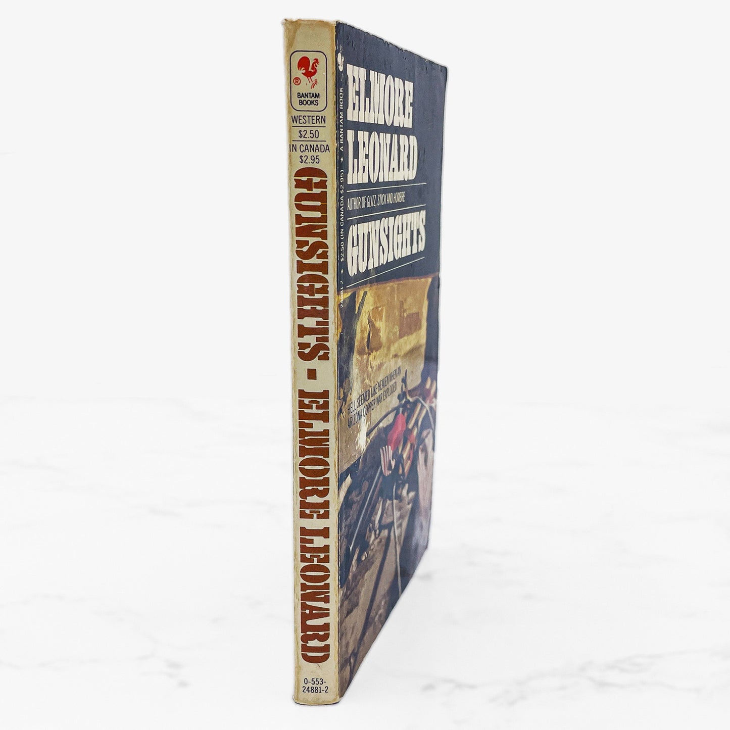 Gunsights by Elmore Leonard [1985 PAPERBACK] Bantam