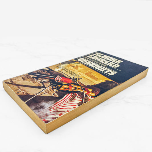 Gunsights by Elmore Leonard [1985 PAPERBACK] Bantam